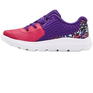 NWT (NIB) Under Armour GGS Outhustle Print GirlsTennis Shoes